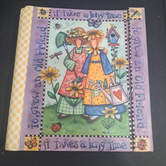 DaySpring Cards Other - VTG 2001 DaySpring Cards Organizer‎ Debra Jordan Bryan Garden Friends Stationery